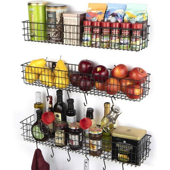 NIB Kitchen Organization and Storage, Multisize Metal Shelves - Picture 1 of 11